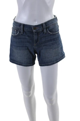 Joes Womens Denim Low Rise Medium Wash Cuffed Sharpay Shorts Blue Cotton Size 25 - Image 1 of 4