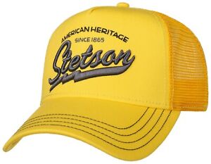 STETSON Trucker Cap Baseball Mesh Snap Cap Classic Yellow 9 New Trend