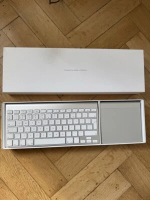 Genuine Apple Wireless Magic Keyboard 1 UK & Magic Track Pad in box Complete - Image 1 of 3