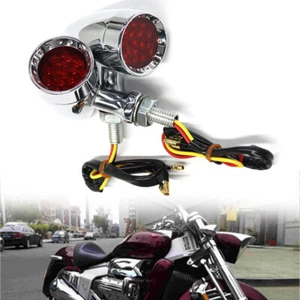 Turn Signals Indicators Lights Lamp Fits for Harley CVO Fat Bob 2013-2014 - Picture 1 of 15
