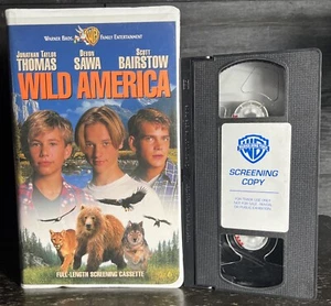 RARE Wild America VHS 1997 Promo Screener - Jonathan Taylor Thomas, Devon Sawa - Picture 1 of 4