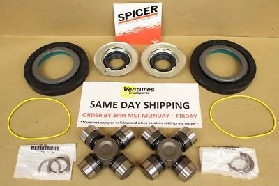 2005-2014 FORD F250 F350 4x4 Dana Spicer Vacuum Dust Seal O ring & U Joint KIT - Image 1 of 4
