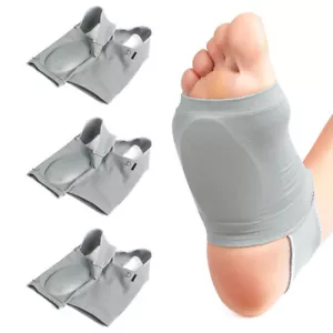 1Pair Arch Support Sleeves Plantar Fasciitis Heel Spurs Strap Foot Care, - Picture 1 of 13