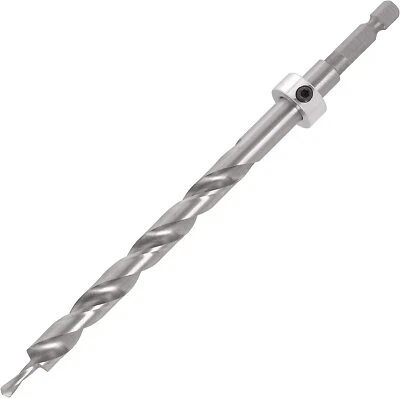 HSS Pocket Hole Jig Drill Bit with Quick Release Short Shank & Depth Setting ... Foto 1 de 3