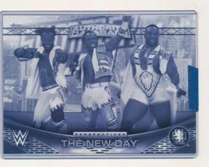 2016 WWE Topps Authority Perspectives 5x7 1/1 Exclusive The New Day - Picture 1 of 2