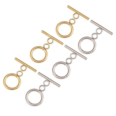 20 Sets Necklace Toggle Clasps Closure  Buckle for Jewelry Making DIY Craft - Image 1 of 4