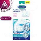 Dr Beckmann Washing Machine Freshener Tabs?Quick Wash Cycle?Removes Odours?3Pk