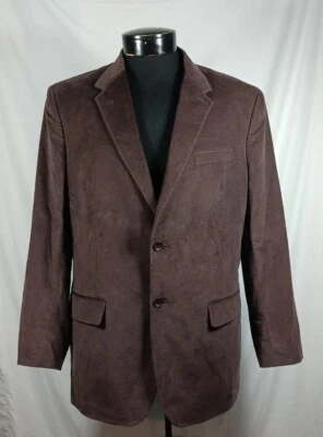 Blazer Penguin Western Abrigo Deportivo Chaqueta Marrón Pana Para Hombre Talla XL Foto 1 de 4