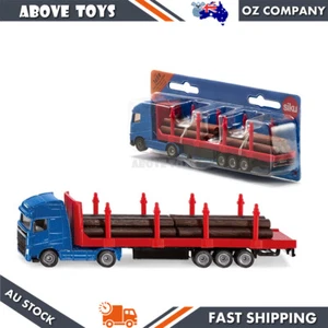 Siku 1:87 Scale MAN Log Transporter Vehicle With Tree Trunks Diecast Model - Picture 1 of 3