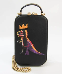 COACH x Basquiat Alie Camera Bag 6913 Black Snakeskin Leather – Rare Collab - Picture 1 of 20