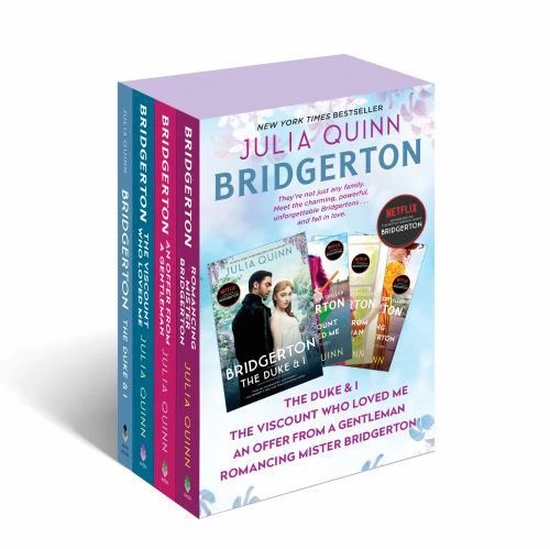Bridgerton Boxed Set 1-4 : The Duke and I/the Viscount Who Loved Me/an Offer from a Gentleman/Romancing Mister Bridgerton by Julia Quinn (2022, Quantity Pack)