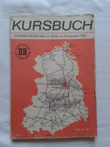 Kursbuch der Deutschen Reichsbahn DR Sommerfahrplan 1982 - Bild 1 von 3