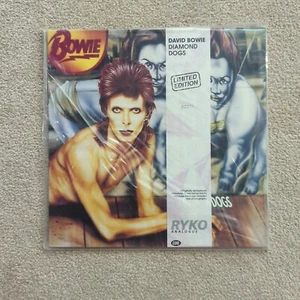 David Bowie - Diamond Dogs. Clear Vinyl + OBI. Ryko Analogue Vinyl LP New Sealed - Picture 1 of 20