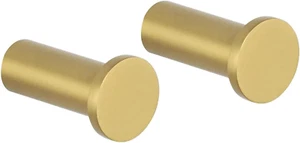 Gold Coat Hooks Wall Mounted, Towel Hooks for Bathrooms Modern Robe Hooks, Heavy - Picture 1 of 7