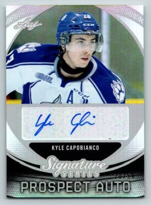 2015-16 Leaf Signature  AUTO Gray #SPKC2 Kyle Capobianco /50 (ref 208663) - Image 1 of 2