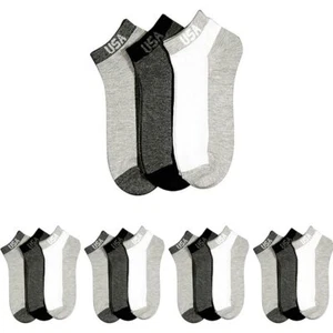 12 Pairs Ankle Quarter Crew Men Women Sport Socks Low Cut Stretchy Size 9-11 New - Picture 1 of 1