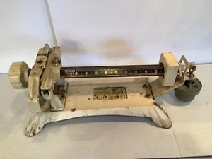 Vintage DETECTO SCALE w/ Hanging Counter Weights for Baby Scale Made in NY USA - Picture 1 of 9