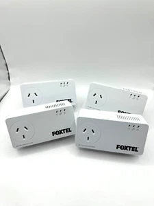 4x NetComm Foxtel Wireless NP511 Powerline Adapters with AC Passthrough - Picture 1 of 9