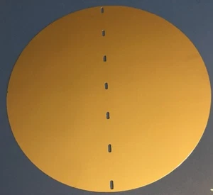 12 Inch Wafer With 7 Of Holes - Picture 1 of 2