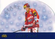2003-04 Czech OFS plus STARS BLUE #M6 JAKUB KLEPIS - Slavia Praha