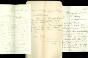 5 LETTERS/NOTES 1900 TO 1913 - Picture 1 of 1