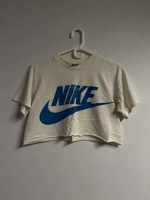 Vtg Nike T Shirt 1980’s Made in USA Single Stitch Blue Sz M - Image 1 of 4