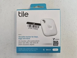 Tile Mate Universel Bluetooth Tracker GPS pour Porte-clés / Téléphone / Sacs - Blanc, Neuf dans sa boîte - Photo 1 sur 4