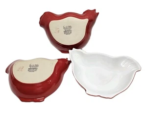 Platos para hornear en forma de pollo Sur La 3 cassoulets gres rojo Portugal  - Imagen 1 de 6
