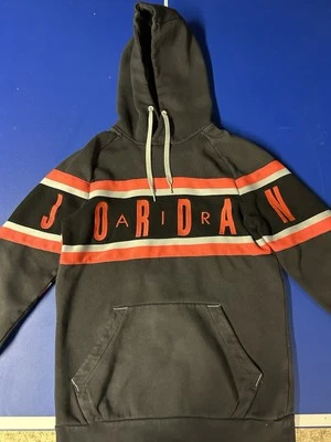 Jordan Pullover Hoodie JUMPMAN Logo Graphic Sweatshirt Spellout Sz Sm - Image 1 of 4