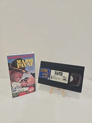 Major Payne VHS 1995 Blockbuster Rental Copy Damon Wayans Comedy Tested Works - Image 1 of 4