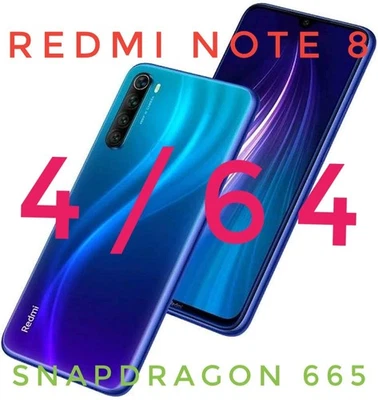 Redmi NOTE 8 | 4/64 | XIAOMI | NERO | snapdragon 665 | Nero | Android 15 - Immagine 1 di 4