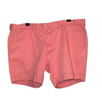 Pantalones Cortos Polo Ralph Lauren Para Hombre Salmón Calce Clásico Talla 42 6” Entrepierna Algodón Preppy Foto 1 de 4