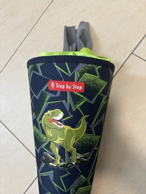 Schultüte Step by Step, Wild T-Rex Taro blau grün  Junge - Bild 1 von 4