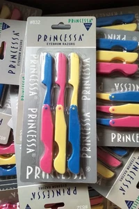 Princessa Eyebrow Razors Travel Size Facial Eyebrow Razor Trimmer Shape - 832 - Picture 1 of 6