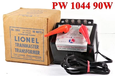 Lionel PW Type 1044 Transformer 90 Watts New Cord w/Box Wrong Handles Tested /6/ - Image 1 of 4