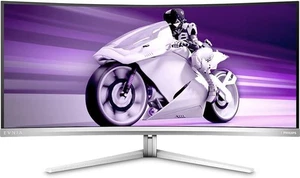 Philips Evnia 34M2C8600-34 Zoll WQHD Curved Gaming Monitor 175 Hz silber - Afbeelding 1 van 2