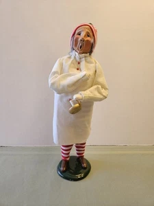 Byers Choice 2nd Ed Dicken's Christmas Carol Scrooge in Nightgown w Candle - Picture 1 of 8