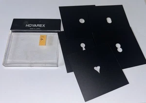 Hoya - Hoyarex 171 Vignetter Filter, 5 x Vignette Masks - Case / vgc - Picture 1 of 2