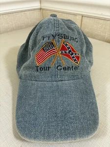 Vintage GETTYSBURG NATIONAL MILITARY PARK Blue Jean Hat - Picture 1 of 5