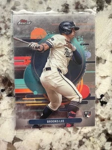 2025 TOPPS FINEST UNCOMMON ROOKIE CARD MINNESOTA TWINS BROOKS LEE #163 - Picture 1 of 1