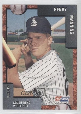 1992 Fleer ProCards Minor League Henry Manning #180 - Image 1 of 2