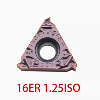 10pcs 16ER 1.25ISO External thread cutting inserts 16ER for SER SNL thread TOOL - Image 1 of 2