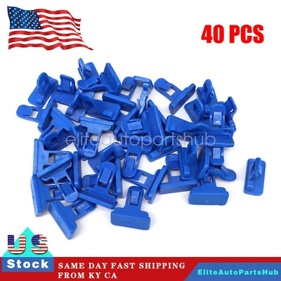 40 piezas reemplaza los clips de moldura de parachoques sujetador de retención para TOYOTA 75392-0401 Foto 1 de 4