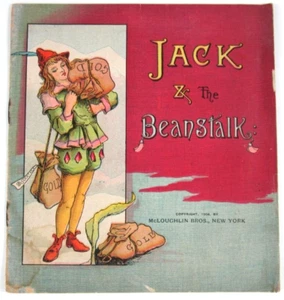 Antique 1904 McLoughlin Bros. Jack & The Beanstalk Children's Story - Picture 1 of 10