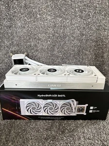 LIAN LI HydroShift LCD 360R RGB WHITE CPU COOLER Please Read Description - Bild 1 von 5
