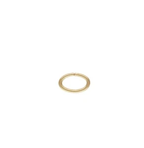 14K Gold Filled 19ga Oval Offen Biegeringe 4,9x7,6 mm 10 Stck. Zum Selbermachen Schmuck Teile - Bild 1 von 1