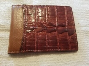 KROKOHAUT GELDKLAMMER KARTENETUI - Bild 1 von 3