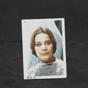 1978 Dutch Superman #9 VOND-AH/Maria Schell Card/Sticker DC Super Heroes