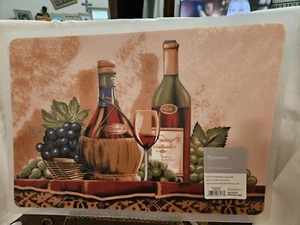 Vintage Walmart Chianti Wein Tischsets 4er Set - Bild 1 von 2