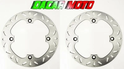 FRONT BRAKE DISC PAIR HONDA TRANSALP 600 1997 1998 1999  - Image 1 of 4